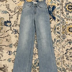 Flying Monkey High Rise Wide Leg Jeans